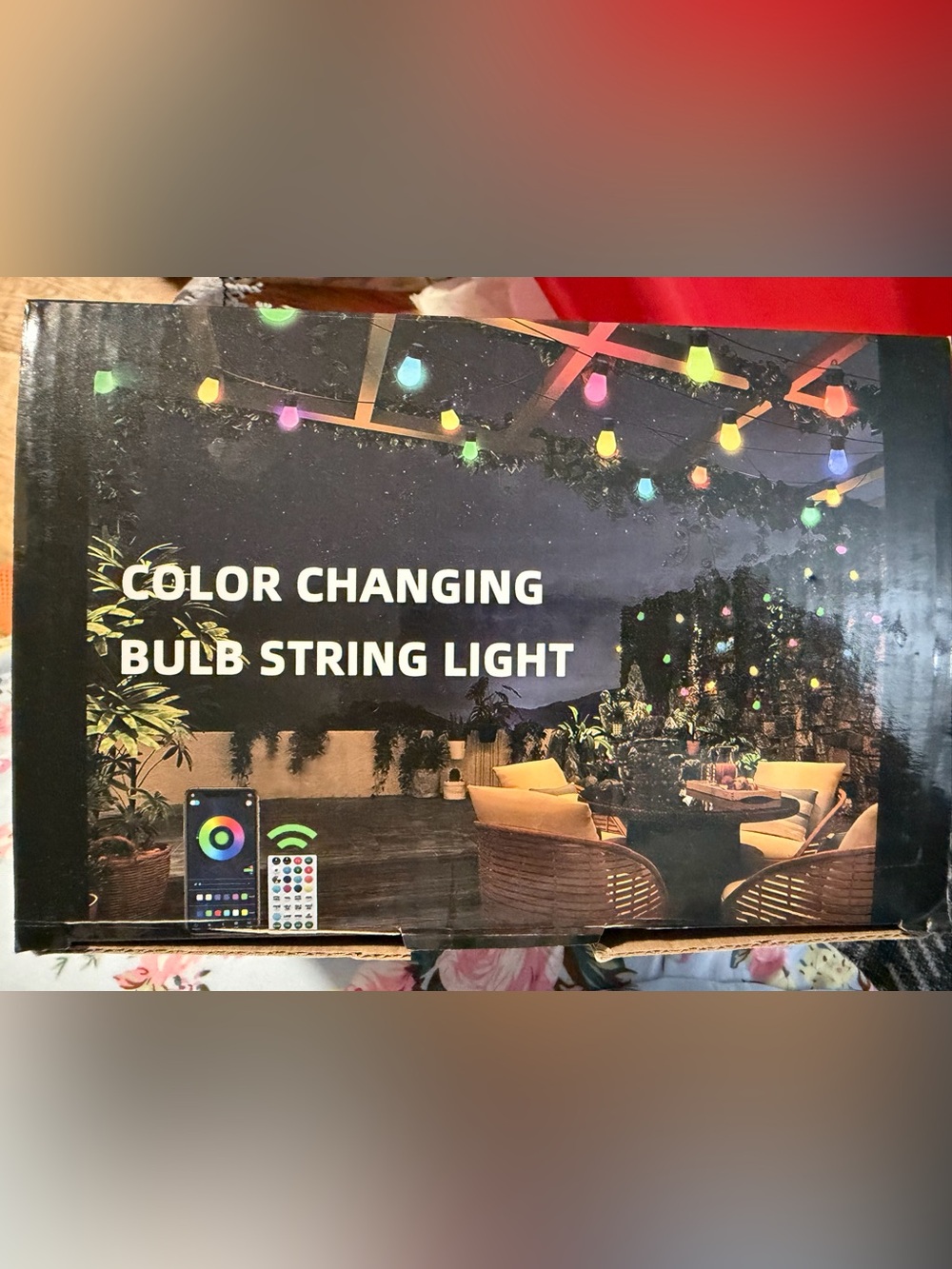Brand new 61FT Smart RGB Color Changing Bulb String Light Lights